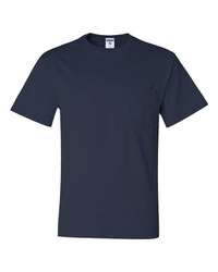 Photo of Dri-Power® 50/50 T-Shirt with a Pocket - JERZEES - J. Navy - view 3