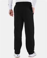 Photo of Powerblend® Open-Bottom Sweatpants with Pockets - Champion - Black - view 4