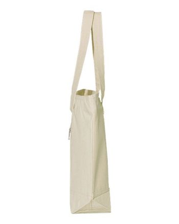 Photo de 19L Tote à Fermeture Éclair - Q-Tees - Natural/ Natural - vue 1