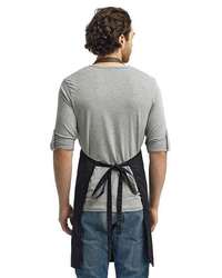 Photo of Espresso Bib Apron with Pockets - Artisan Collection by Reprime - Black/ Brown - view 2