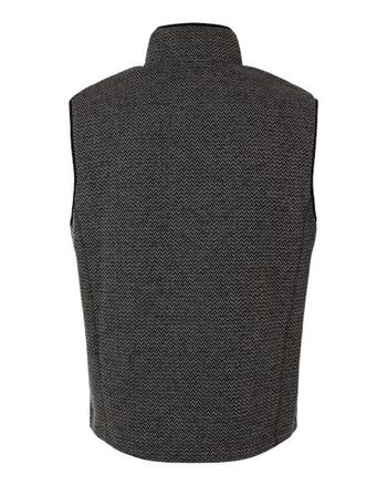 Photo de Gilet en polaire à motif jacquard pour homme - North End - Black/ Grey - vue 2
