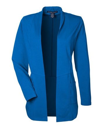 Photo of Women's Raleigh Stretch Cardigan - Devon & Jones - French Blue - view 3