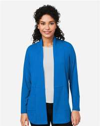Photo of Women's Raleigh Stretch Cardigan - Devon & Jones - French Blue - view 6