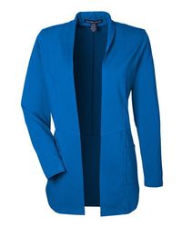 Photo of Women's Raleigh Stretch Cardigan - Devon & Jones - French Blue - view 3