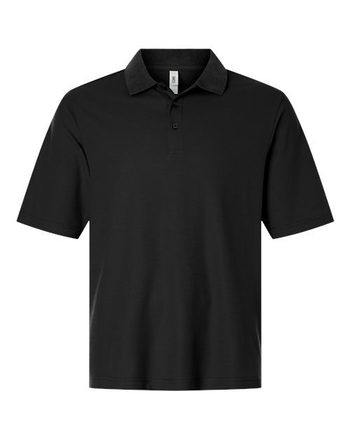 Photo de Men's Tall Resolve CVC Performance Pique Polo - CORE365 - Noir - vue 3