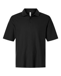 Photo de Men's Tall Resolve CVC Performance Pique Polo - CORE365 - Noir - vue 3
