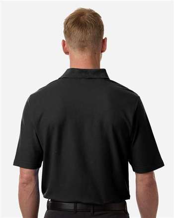 Photo de Men's Tall Resolve CVC Performance Pique Polo - CORE365 - Noir - vue 4