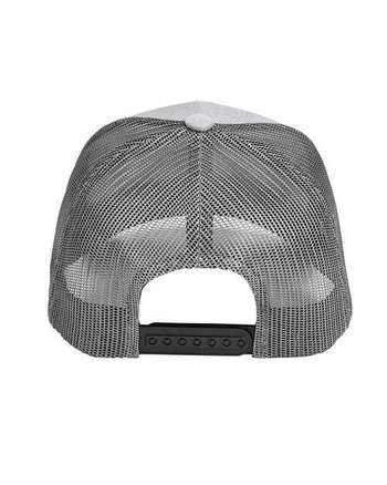 Photo of Youth Zone Sonic Heather Trucker Cap - Team 365 - Athletic Heather/ Sport Graphite - view 2