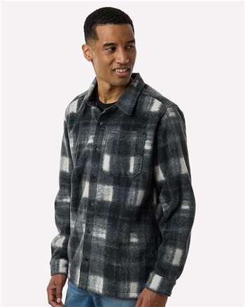 Photo de Men's Steens Mountain™ Veste-chemise Imprimée II - Columbia - Chalk Omblur - vue 5