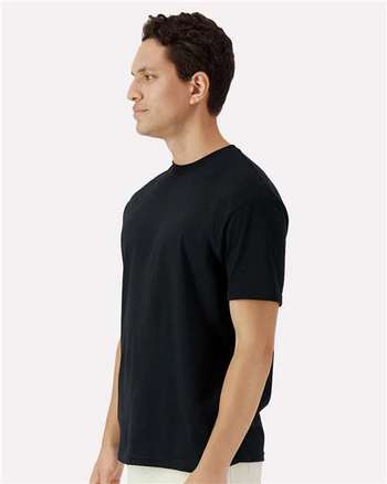 Photo of Light Cotton T-Shirt - Gildan - Black - view 2