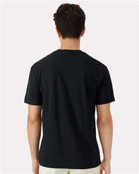 Photo of Light Cotton T-Shirt - Gildan - Black - view 3