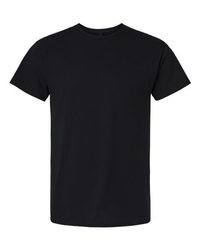 Photo of Light Cotton T-Shirt - Gildan - Black - view 4