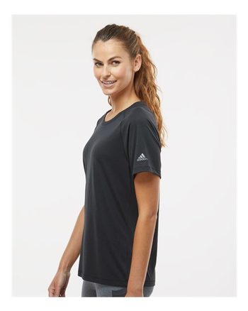 Photo de T-shirt mélangé pour femmes - Adidas - Noir - vue 5
