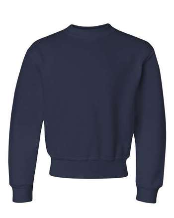 Photo of NuBlend® Youth Crewneck Sweatshirt - JERZEES - J. Navy - view 3