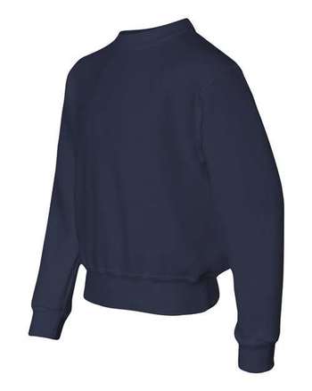 Photo of NuBlend® Youth Crewneck Sweatshirt - JERZEES - J. Navy - view 2