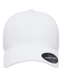 Photo of Delta® Snapback Perforated Cap - Flexfit - White - view 3