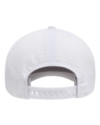 Photo de Delta® Snapback Casquette Perforée - Flexfit - White - vue 2