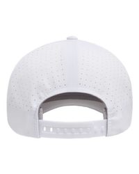 Photo de Delta® Snapback Casquette Perforée - Flexfit - White - vue 2
