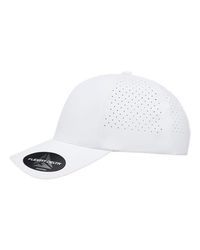 Photo de Delta® Snapback Casquette Perforée - Flexfit - White - vue 1