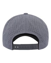 Photo de Snapback cinq panneaux avec casquette perforée - YP Classics - Heather Grey - vue 2