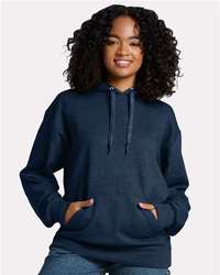 Photo of Ultimate CVC Hooded Sweatshirt - JERZEES - Indigo Heather - view 6