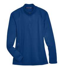Photo of Women's Stretch Tech-Shell® Compass Quarter-Zip Pullover - Devon & Jones - True Royal - view 2