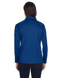 Photo of Women's Stretch Tech-Shell® Compass Quarter-Zip Pullover - Devon & Jones - True Royal - view 3