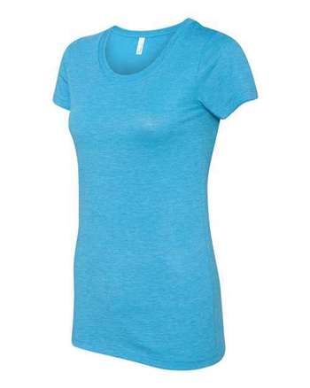 Photo of Women's Triblend Tee - BELLA + CANVAS - Aqua Triblend - view 2