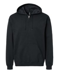 Photo of Unisex Softstyle® Full-Zip Hooded Sweatshirt - Gildan - Black - view 3