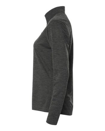 Photo of Women's Pro-Lock Performance Mélange Quarter-Zip Pullover - AllPro - Black Melange - view 1