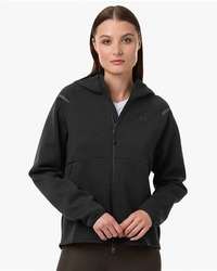 Photo of Women's Unstoppable Fleece Full-Zip - Under Armour - Black/ Black - view 6
