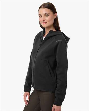 Photo of Women's Unstoppable Fleece Full-Zip - Under Armour - Black/ Black - view 5