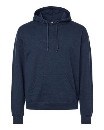 Photo of Ultimate CVC Hooded Sweatshirt - JERZEES - Indigo Heather - view 3