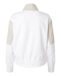 Photo de Pull en Polyester à Fermeture Éclair Écologique pour Femmes - Adidas - Alumine - vue 2