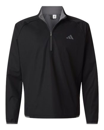 Photo de Pullover à col zippé quart de vent Ultimate365 pour homme - Adidas - Noir - vue 3