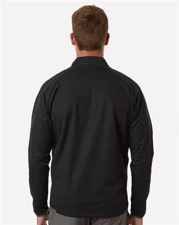 Photo de Pullover à col zippé quart de vent Ultimate365 pour homme - Adidas - Noir - vue 4