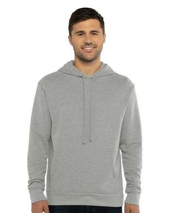 Photo of Laguna Sueded Hoodie - Next Level - Heather Grey - view 3
