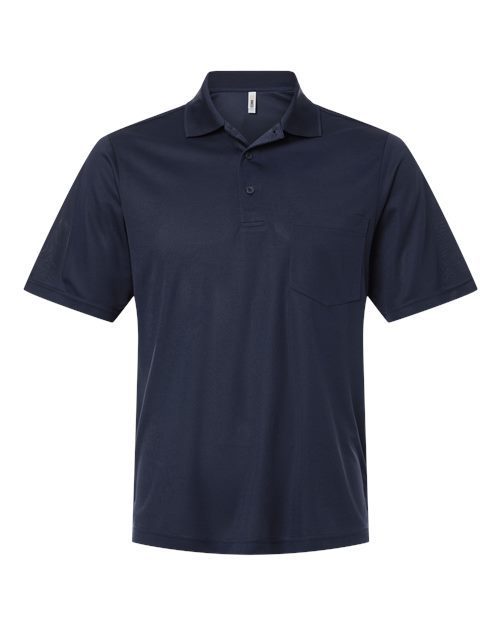 Photo de Men's Nova Performance Pique Pocket Polo - CORE365 - Classic Navy - vue 3