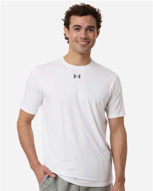 Photo of Men's Team Vanish T-Shirt - Under Armour - White/ Pitch Grey - view 6