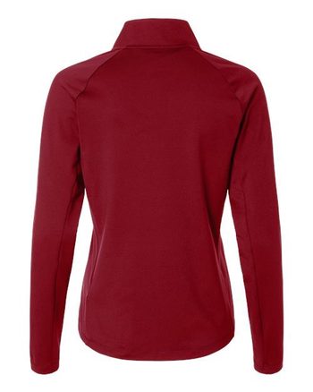 Photo of Women's Pure 2.0 Quarter-Zip - Puma Golf - Dark Crimson - view 2