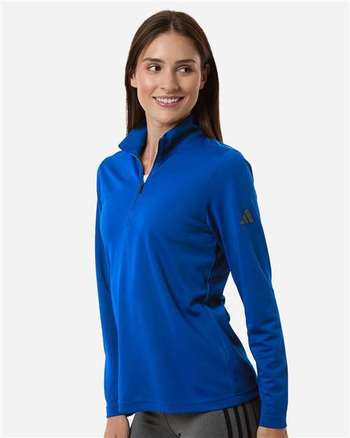 Photo of Women's Lightweight Quarter-Zip Pullover - Adidas - Collegiate Royal - view 5