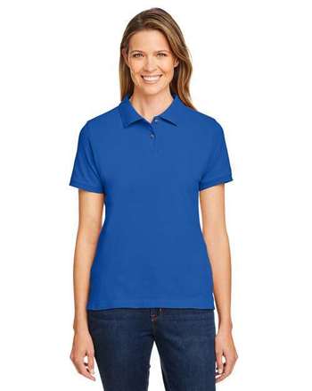 Photo of Women's Cotton Polo - Harriton - True Royal - view 6