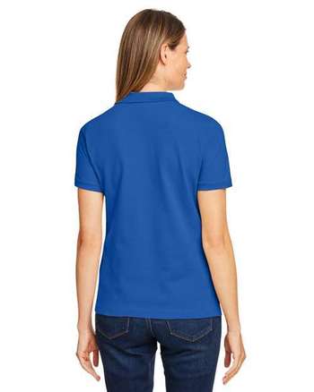 Photo of Women's Cotton Polo - Harriton - True Royal - view 4
