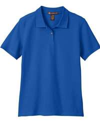 Photo of Women's Cotton Polo - Harriton - True Royal - view 3