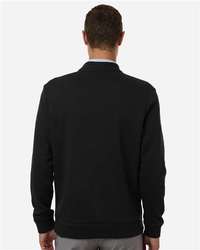 Photo of Men's Elevated Fleece Quarter-Zip Pullover - Adidas - Black - view 4