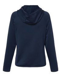 Photo of Women's Qualify Quarter-Zip Hooded Pullover - Team 365 - Sport Dark Navy - view 2
