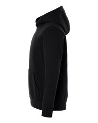 Photo of Youth Team Icon Fleece Hooded Sweatshirt - Under Armour - Black/ White - view 1