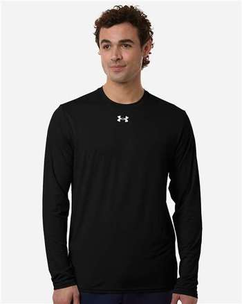 Photo of Men's Team Vanish Long Sleeve T-Shirt - Under Armour - Black/ White - view 6
