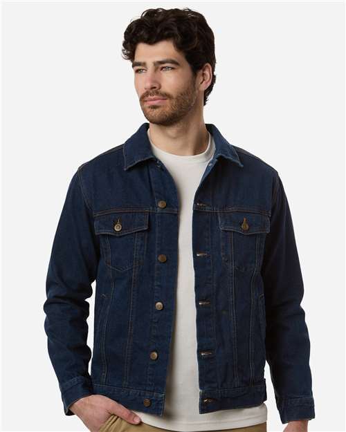 Photo of Men's Cooper Denim Jacket - Harriton - Dark Denim - view 6