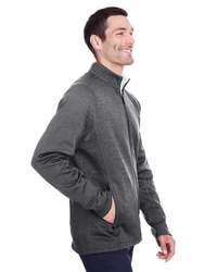 Photo of Flux 2.0 Full-Zip Jacket - North End - Carbon Heather/ Black - view 2